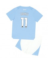 Manchester City Jeremy Doku #11 Kotipaita Lasten 2023-24 Lyhythihainen (+ shortsit)